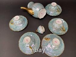 Japanese Eggshell porcelain Tea Set of 6 pcs from Kinto, Teapot, Cup & saucers