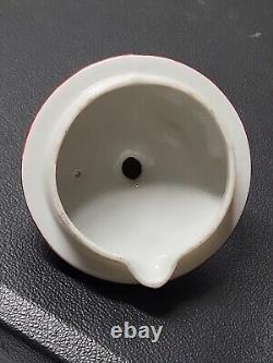 Japanese Famille Rose Medallion Porcelain Tea Pot And Saucers Set Hong Kong