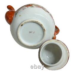 Japanese Kutani Geisha Porcelain Tea Coffee Pot SET Sugar Creamer Plates 19 PCS