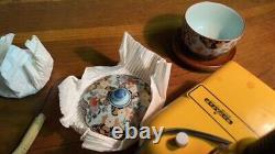 Japanese Tea Set Tea Pot & 4 Matching Tea Cups with Lid & Saucers Arita Ware