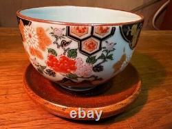 Japanese Tea Set Tea Pot & 4 Matching Tea Cups with Lid & Saucers Arita Ware