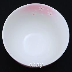 Japanese Tea Utensil Set Cherry Blossom Tea Pot & Cups & Plates Serves 5 Pink