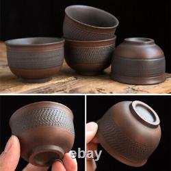 Jianshui Purple Pottery Complete Tea Set Ceramic Gaiwan Tea Pot Cup Tea Strainer