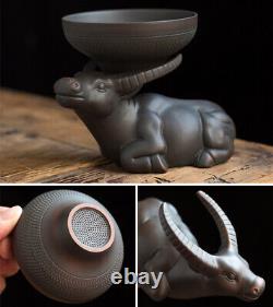 Jianshui Purple Pottery Complete Tea Set Ceramic Gaiwan Tea Pot Cup Tea Strainer