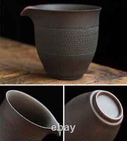 Jianshui Purple Pottery Complete Tea Set Ceramic Gaiwan Tea Pot Cup Tea Strainer