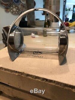 Joey Roth's 2007 Sorapot 1 Teapot Glass and Stainless Steel NEW IN BOX NIB