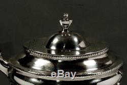 John McMullin Silver Teapot Set c1795 WINTERTHUR, ST. LOUIS ART MUSEUM