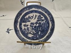 Johnson Brothers Blue Willow Tea Pot Set For 4 1883 Green Stamp Immaculate