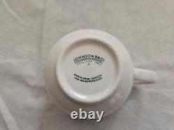 Johnson Brothers Blue Willow Tea Pot Set For 4 1883 Green Stamp Immaculate