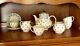 Johnson Brothers Petite Fleur Blue Tea Setteapot, Sugar, Creamer, Cups, Saucers