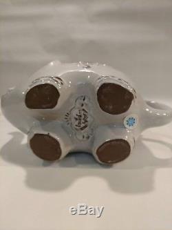 Jonathan Adler Utopia Darjeeling gray elephant teapot, NWT