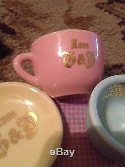 Juicy Couture Wicker Picnic Basket Tea Set