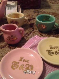 Juicy Couture Wicker Picnic Basket Tea Set