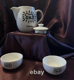 KEITH HARING Teapot Tea Set Radiant Baby 2002 Super Rare Collectible Vintage