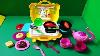 Kitchen Play Set Box With Toy Food And Kitchen Top Pots Tea Pot Play Set With Cookies