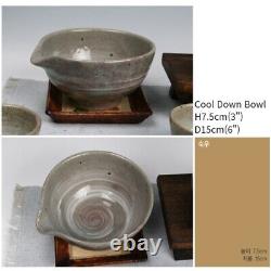 Korean Pottery Teapot Ceramic Pot Handmade Tea Set Buncheongware Earthen Pot