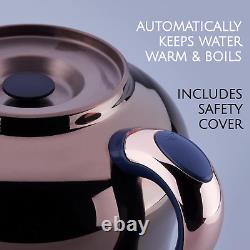 Korkmaz Tea Maker Set Stainless Steel Samovar, Electric Teapot Set for Gift