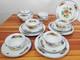 Ldb & Co 15 Piece Tea Set Germany Cobalt Blue & Gold Accents Wild Flowers China