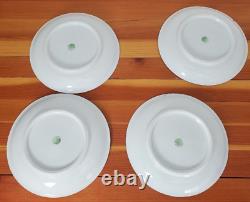 LDB & Co 15 piece Tea Set Germany Cobalt Blue & Gold Accents Wild Flowers china