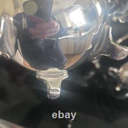 L. S. CO. SILVER PLATED TEA / COFFEE POT And Sugar Cup SET Pre-Owned Very Clean