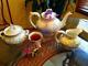Large Limoges Hand Painted Tea Pot /creamer Sugar Bowl Set