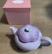 Le Creuset Small Flower Teapot With Infuser 22 Oz 0.6l Cattleya Purple Stoneware