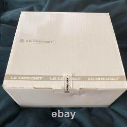 Le Creuset Tea Pot Set Teapot & 4 cup & 4 sorcer Set Pink Stoneware With Box