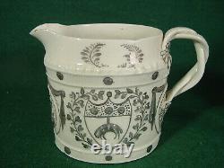 Leeds Pottery tea service set Wool Staplers Guild Revival Teapot Sugar Creamer