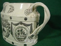 Leeds Pottery tea service set Wool Staplers Guild Revival Teapot Sugar Creamer