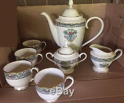 Lenox Autumn American China Tea Set Pot Sugar Creamer Cups Kp606
