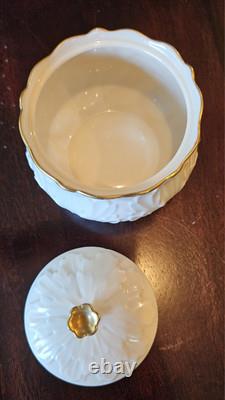 Lenox Cottage Giftware Teapot Set -Teapot, Creamer, Sugar Bowl- Ivory Porcelain