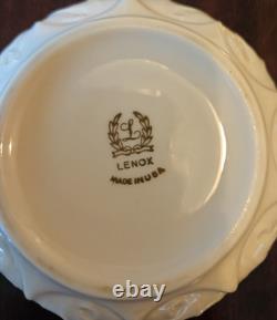 Lenox Cottage Giftware Teapot Set -Teapot, Creamer, Sugar Bowl- Ivory Porcelain
