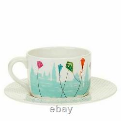 Lenox Disney Mary Poppins Teapot Sugar Bowl Teacup Saucer Ornament Set 5 PC NEW