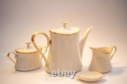 Lenox ETERNAL Tea / Coffee Pot set with w xtra bowls USA-Excellent Condition