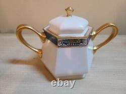Lenox Meadowbrook Porcelain Teapot/coffee Set CREAMER, Sugar, lid, open sugar, pot
