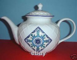 Lenox Mediterra Teapot Sugar Bowl & Creamer 3 Piece Set NEW
