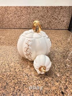 Lenox Pumpkin Teapot Set 2004