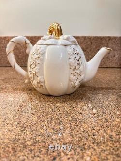Lenox Pumpkin Teapot Set 2004