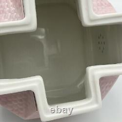 Lenox Spice Village Tea Room with Lid 1991 Vintage Tea Pot Colorful Pink Porcelain