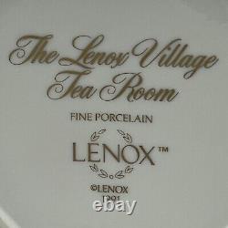 Lenox Spice Village Tea Room with Lid 1991 Vintage Tea Pot Colorful Pink Porcelain