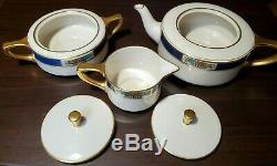 Lenox Tiffany & Co. Teapot, Creamer & Sugar set, Meadowbrook M3 pattern