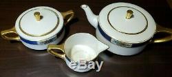 Lenox Tiffany & Co. Teapot, Creamer & Sugar set, Meadowbrook M3 pattern