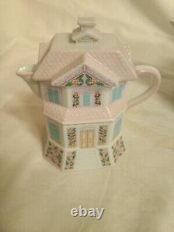 Lenox Village Tea Room'91 set complete with Kettle pot creamer and sugar dishes