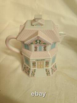 Lenox Village Tea Room'91 set complete with Kettle pot creamer and sugar dishes