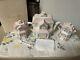 Lenox Village Tea Room Full Set Tea Pot Creamery & Confectionary & Spoon Withlids