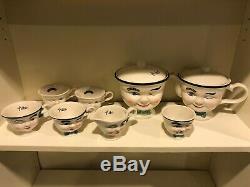 Limited Edition 1996 Baileys Irish Cream Winking Eye Tea Set Teapot Helen Hunt