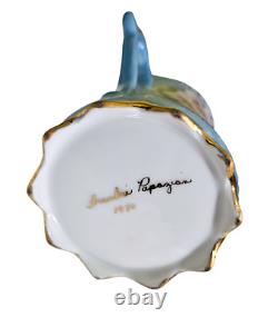 Limoges France hand painted, signed and dated Tea set-creamer, sugar, and teapot