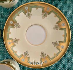 Limoges Tea Set for 5 Teapot Creamer Sugar Bowl Cups & Saucers