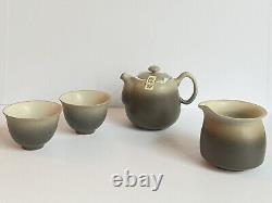 Lin's Ceramics Studio Tea Pot Set 4 pcs, New in Box, Collectible