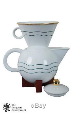 Little Dripper Coffee Tea Set Michael Graves for Swid Powell, USA 1987 Modernist